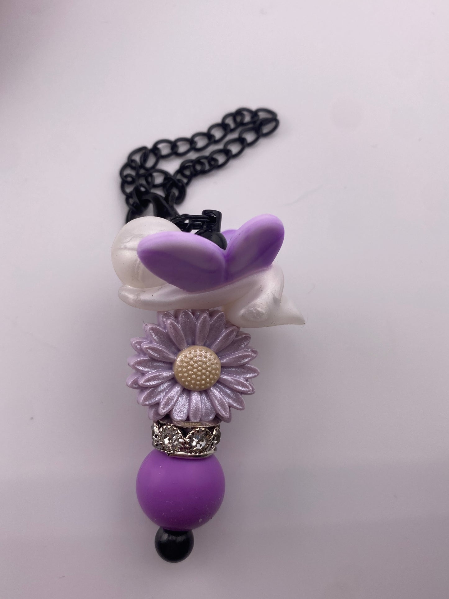 Angel Baby Laying Down with
Purple Wings 3D Focal
Bead Custom Exclusive