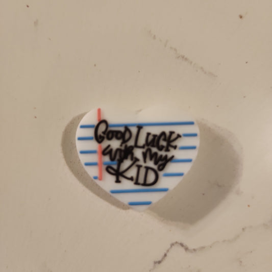 Good luck with my kid custom silicone focal beads exclusive bead teacher teach