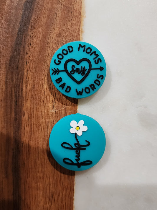 Good moms say bad words silicone focal beads-J15