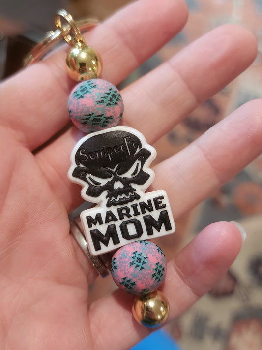 Marine mom silicone bead-J20