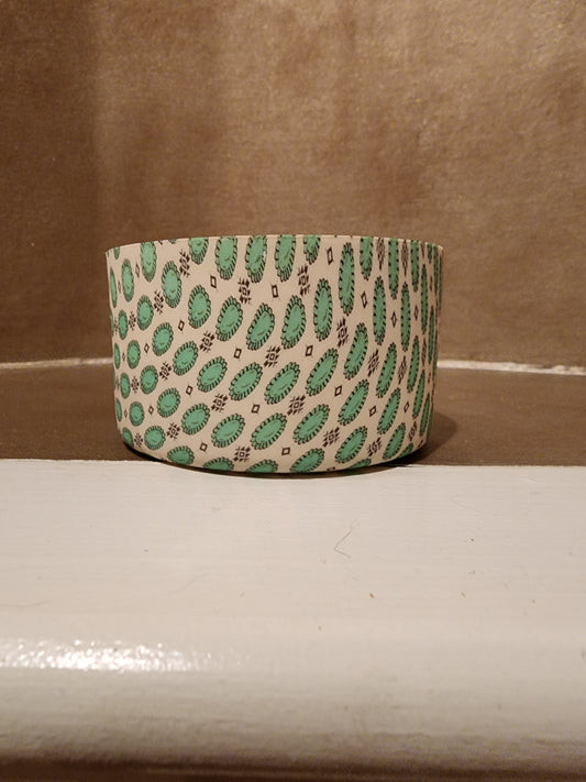 Exclusive Western Turquoise Print | Custom Silicone Cup Boot