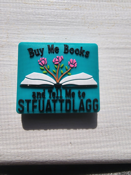 Buy me books and take Stfuattdlagg custom exclusive collab #booktok bead