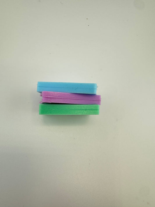 Green Purple Blue Pastel Book stack