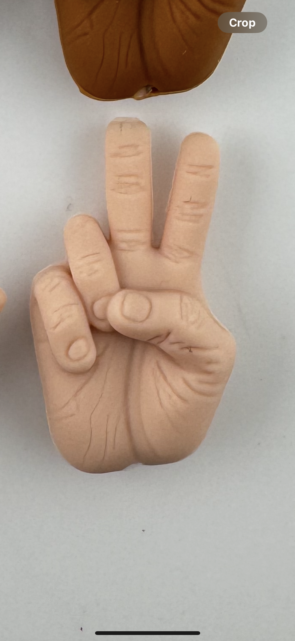 Hand Peace Sign and I love you Custom Silicone Focal Sign Language hands