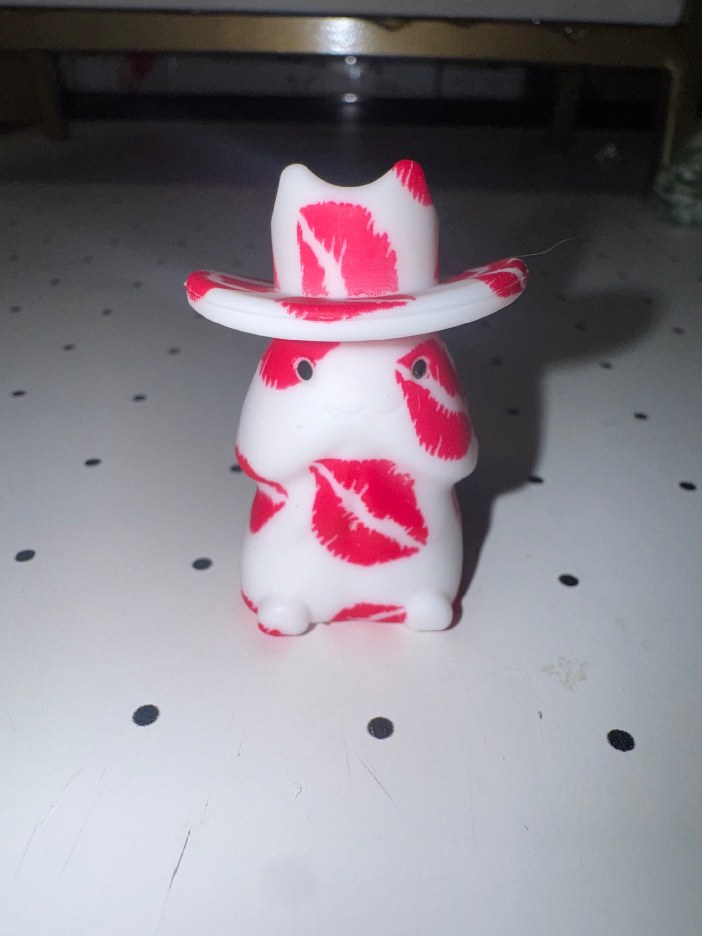 Kiss Me π Cowboy Hat Custom Silicone Focal *Richard not included*