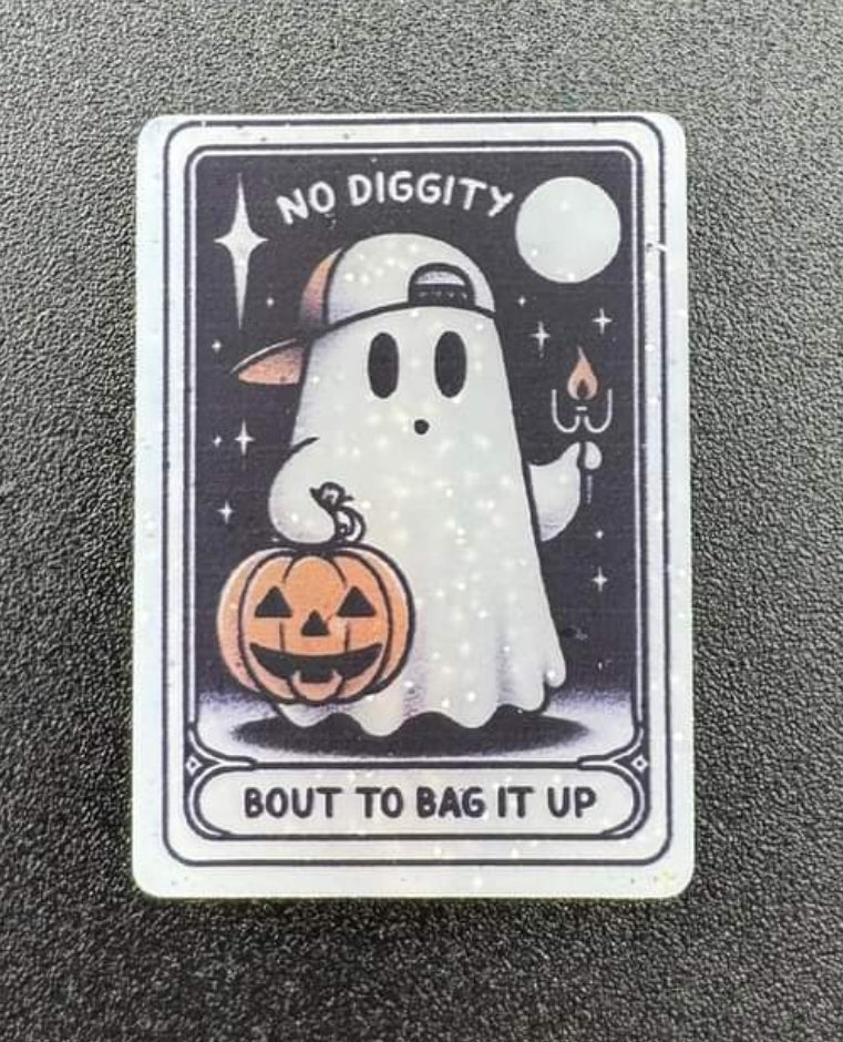 Custom exclusive silicone print focal bead tarot card halloween beads