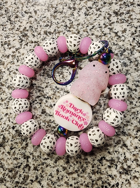 Dark romance book club richard silicone wristlet keychain richard merch
