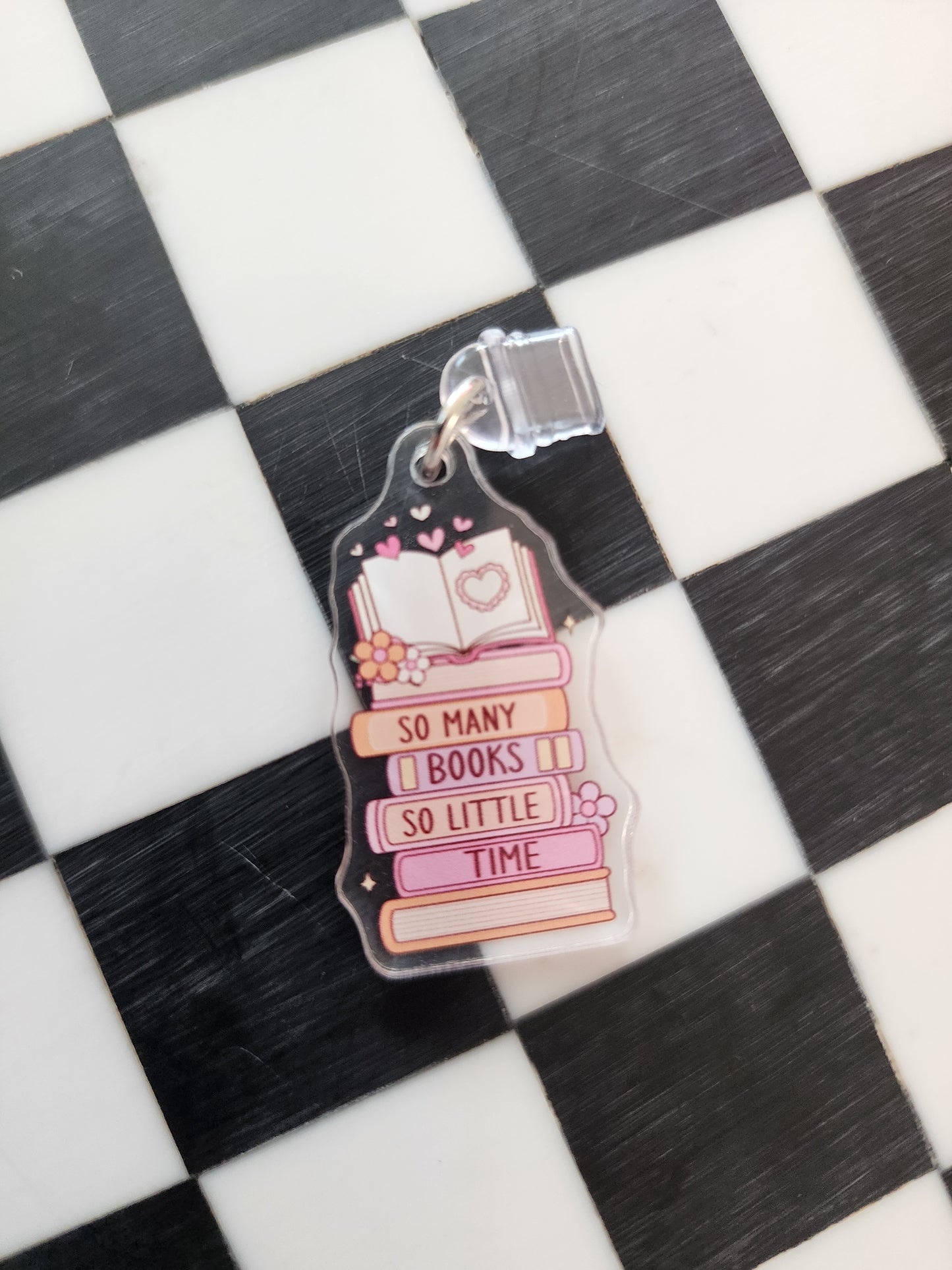 Book romantasy fantasy smut book worm booktok acrylic USB port dust plug charm wholesale