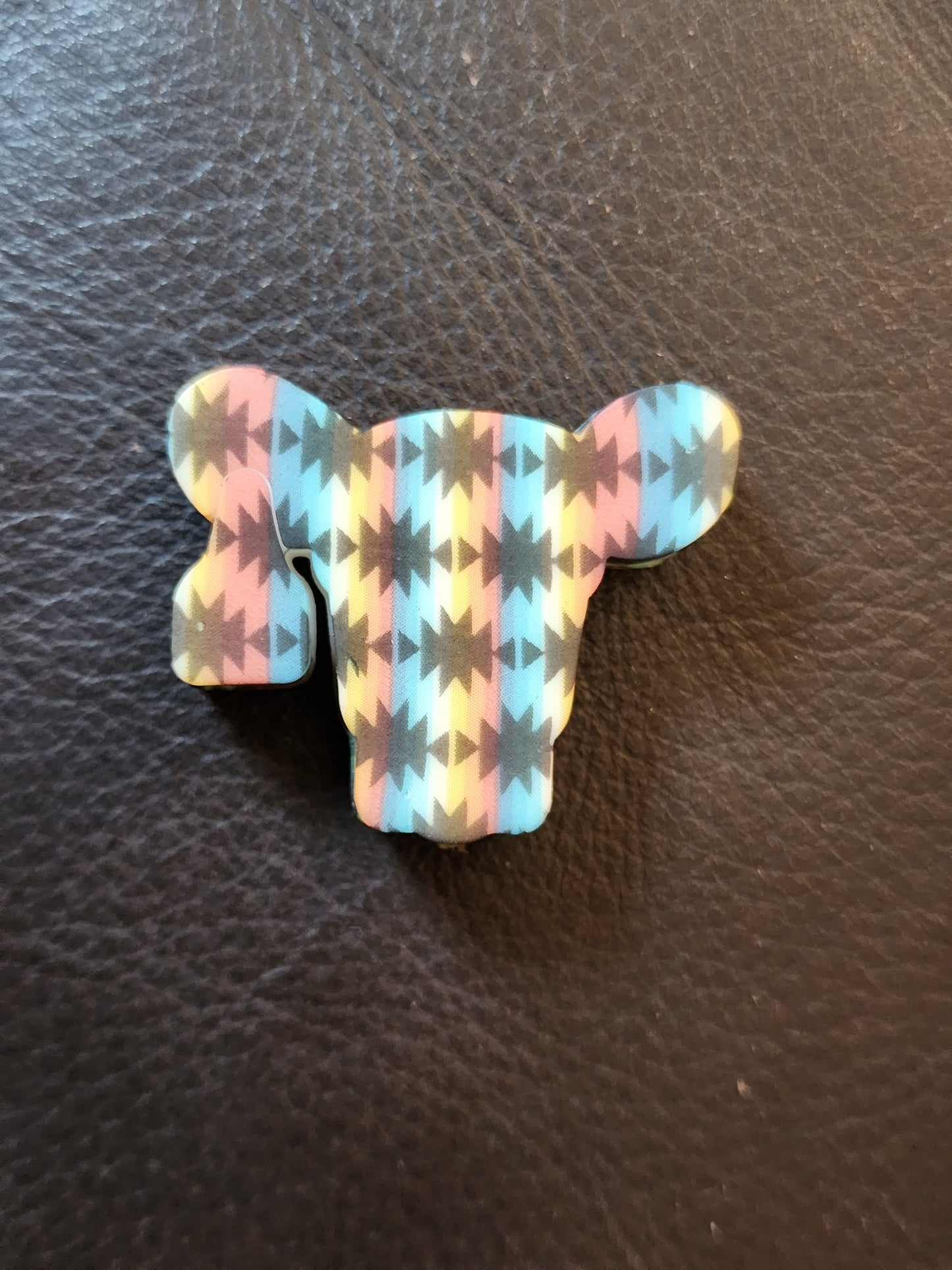 Silicone printed focals cow heads and cows