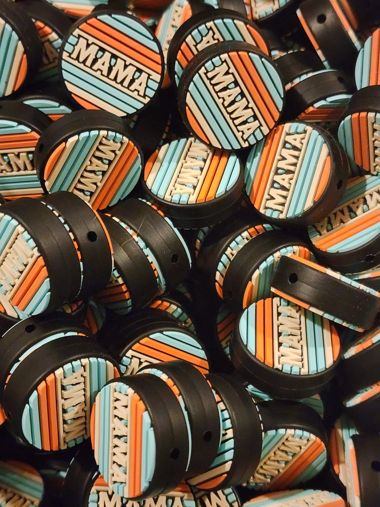 Custom exclusive Mama beads silicone beads-Bin B