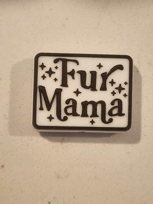 Fur mama custom silicone bead-UPI4