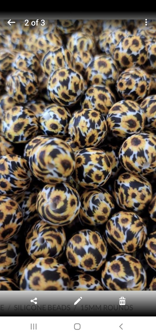 Custom Sunflower cow 15mm and hex