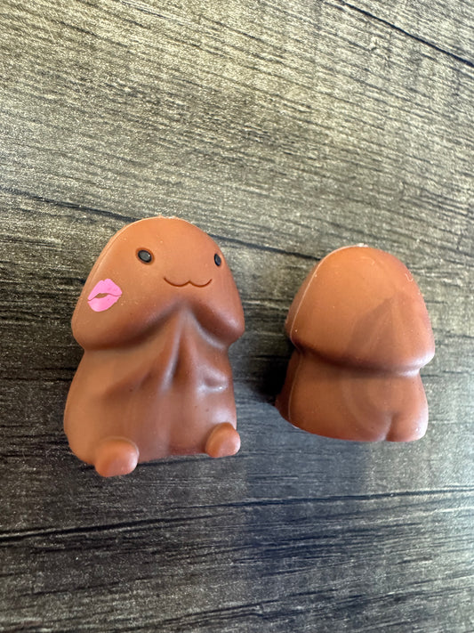Chocolate Kiss Richard Copyrighted Custom Silicone Focal