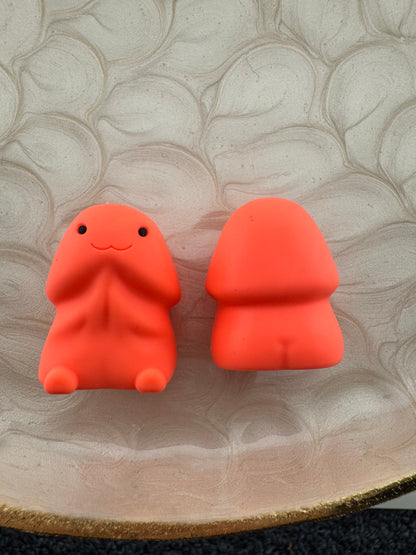Neon Orange Fun in the Sun Richard Copyrighted Silicone Focal