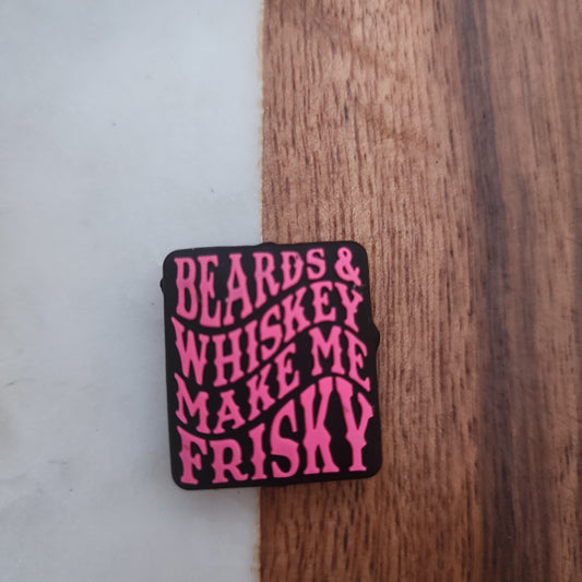 Whiskey and beards pink