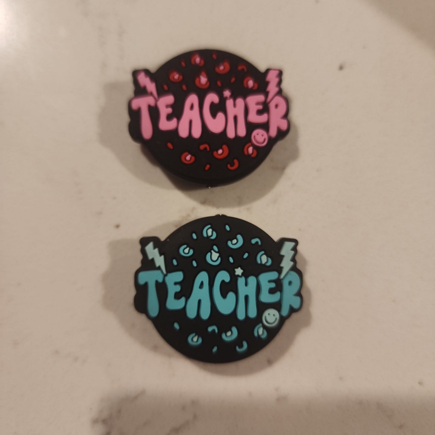 Teacher teal and pink