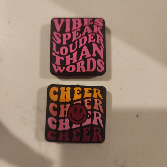 Vibes pink cheer ombre pink