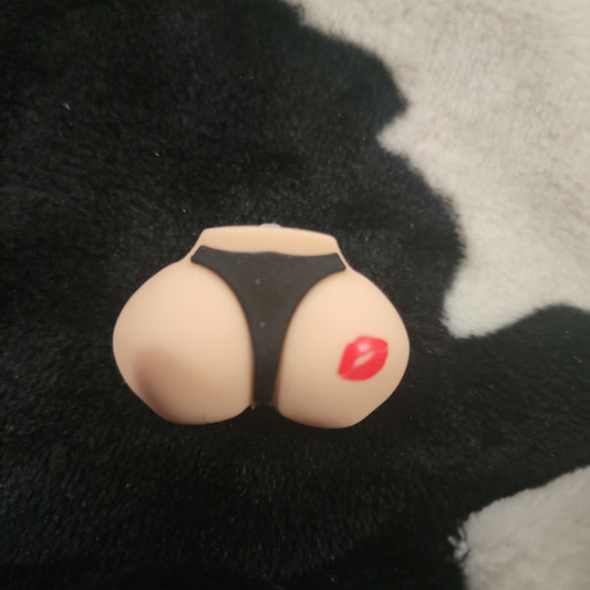 Kiss my ass focal lips on butt