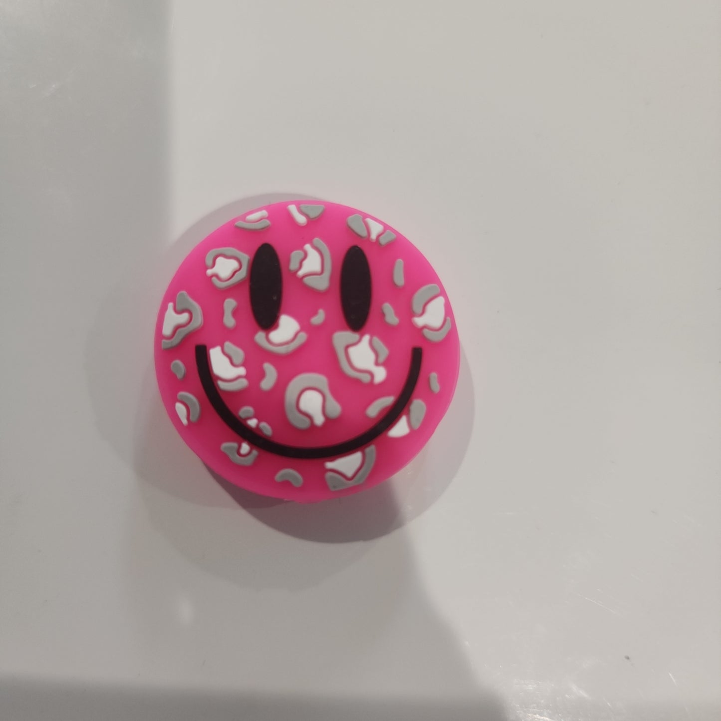 Cheetah face pink custom exclusive silicone bead