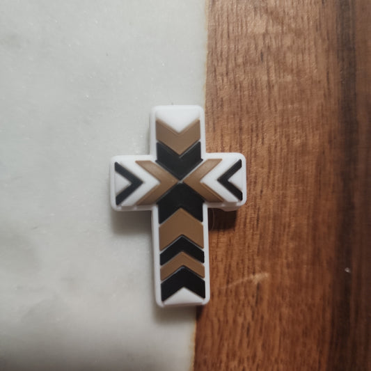 Aztec cross custom exclusive copyrighted silicone beads