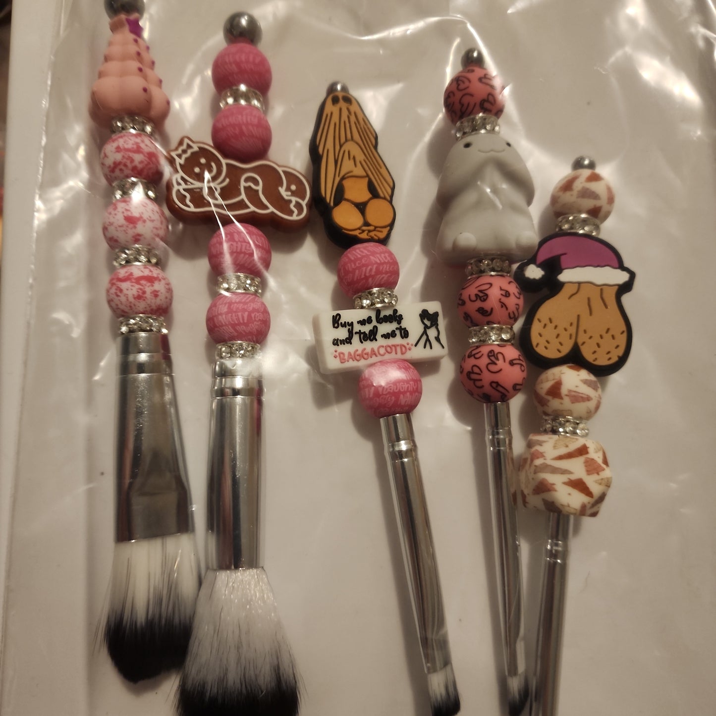 Naughty makeup brushes