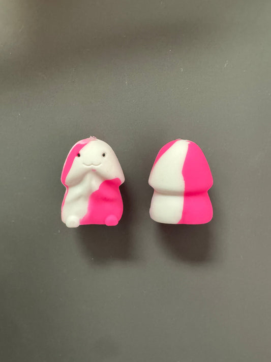 Richard SON Mini Pink and White Swirl Custom Exclusive Silicone Focal