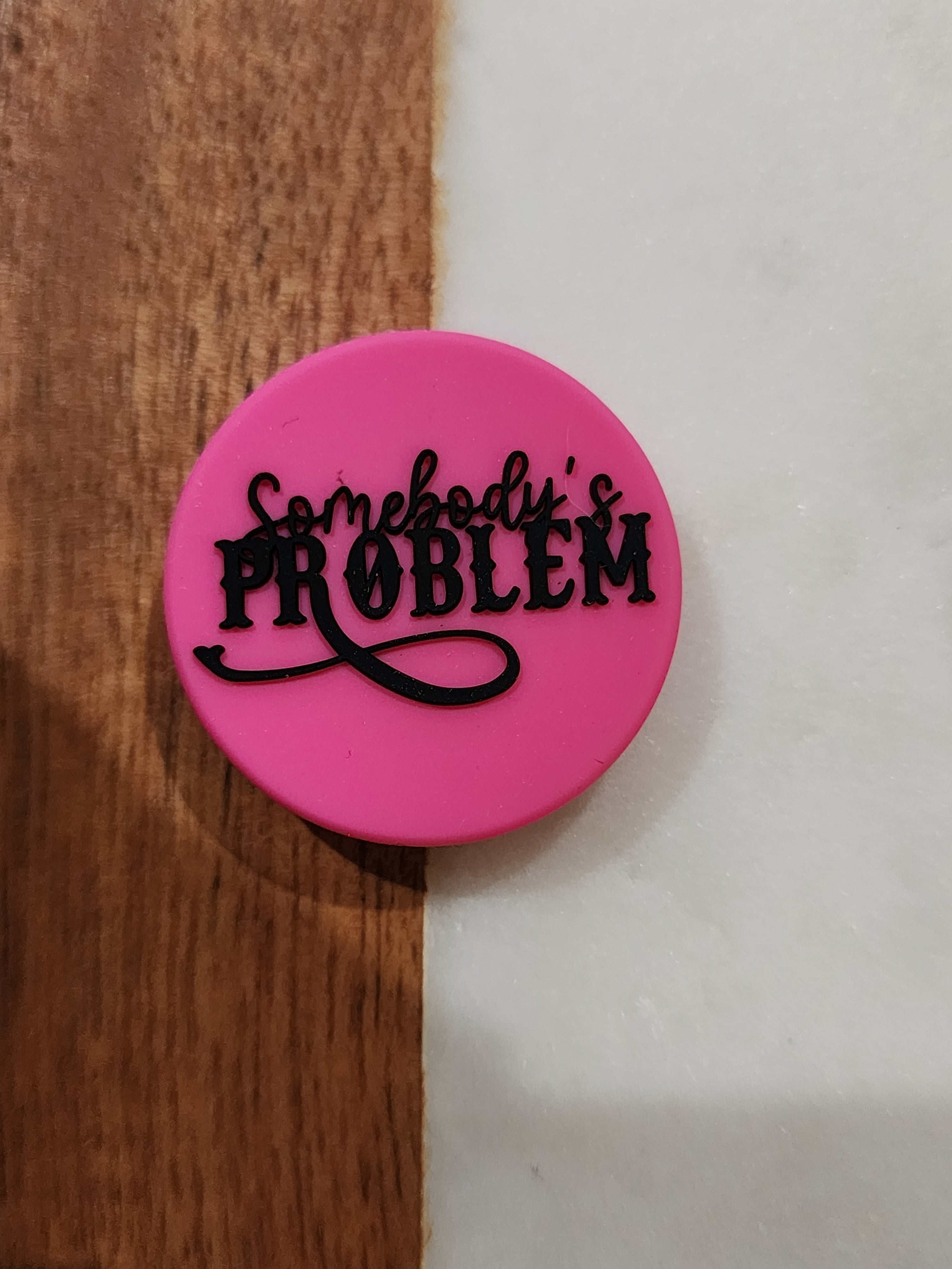 Somebodys problem pink and teal – Daisyland & Co