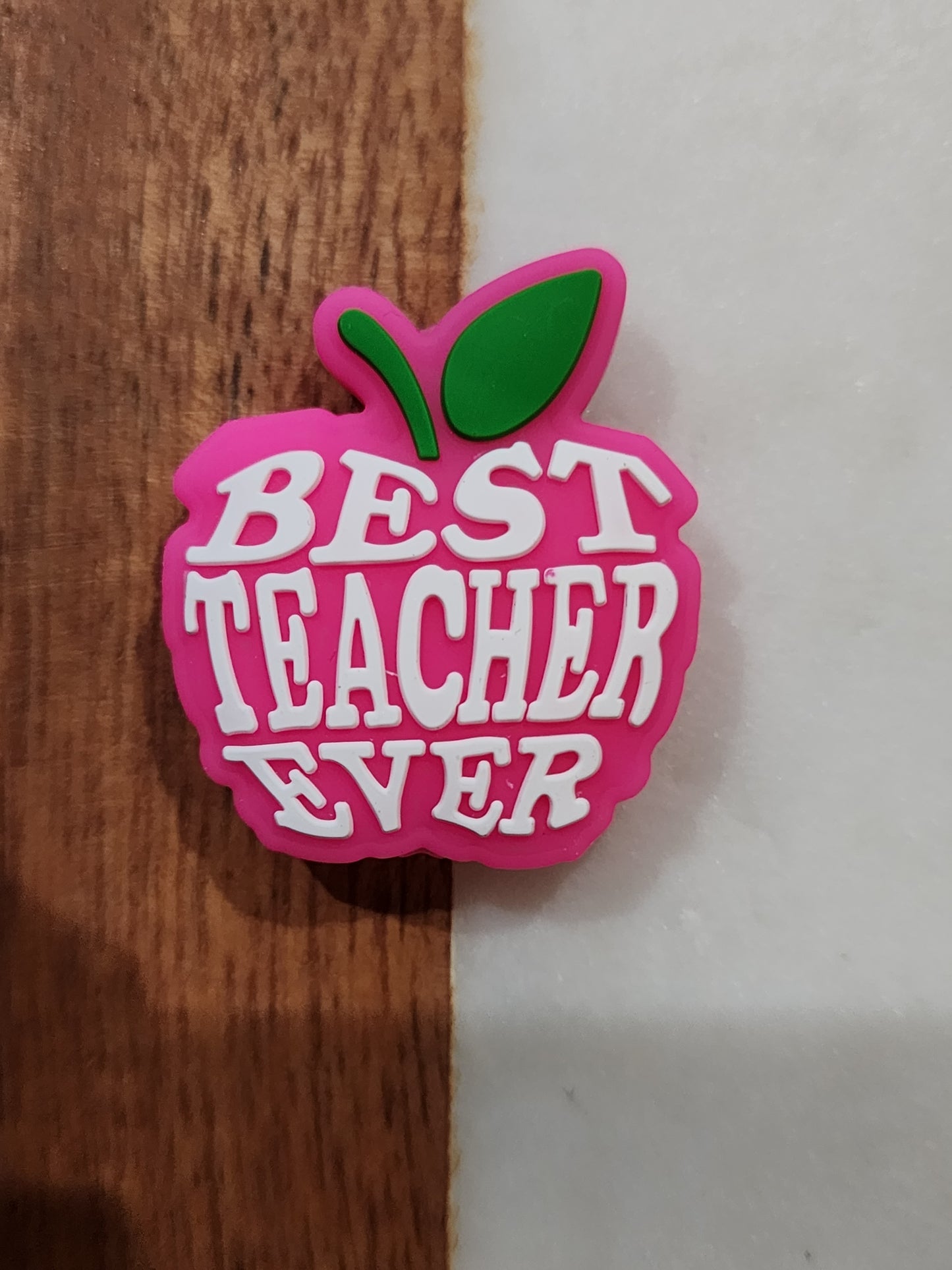 Best teacher apple pink-I25