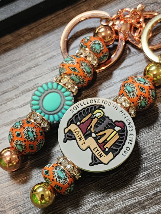 Aztec keychain western