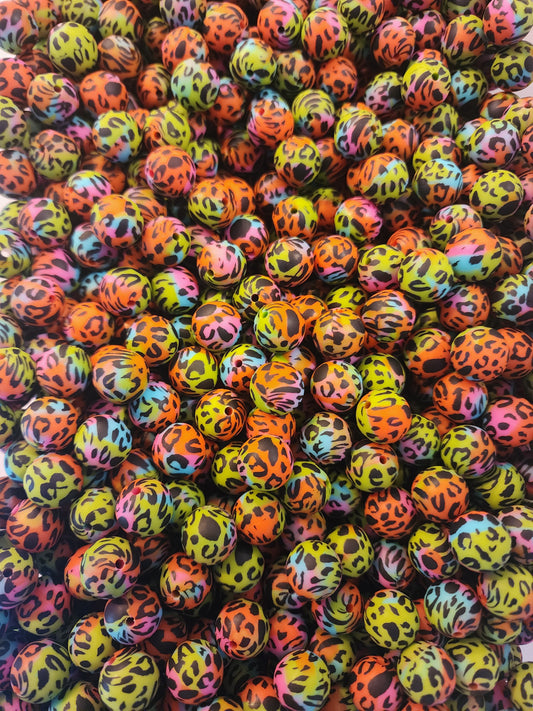 Custom rainbow cheetah