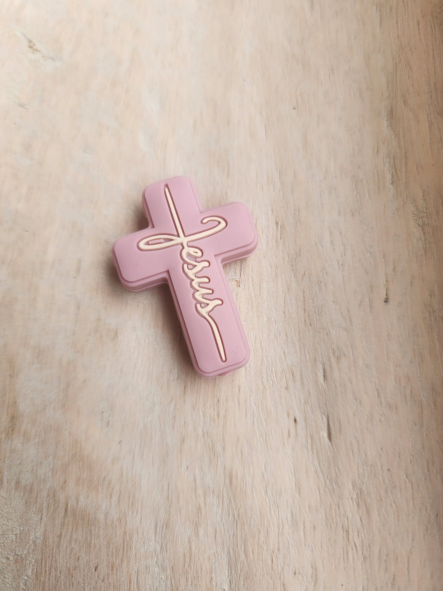 Rose jesus custom cross