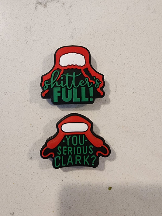 Shitters full silicone focal beads you serious Clark Christmas hats