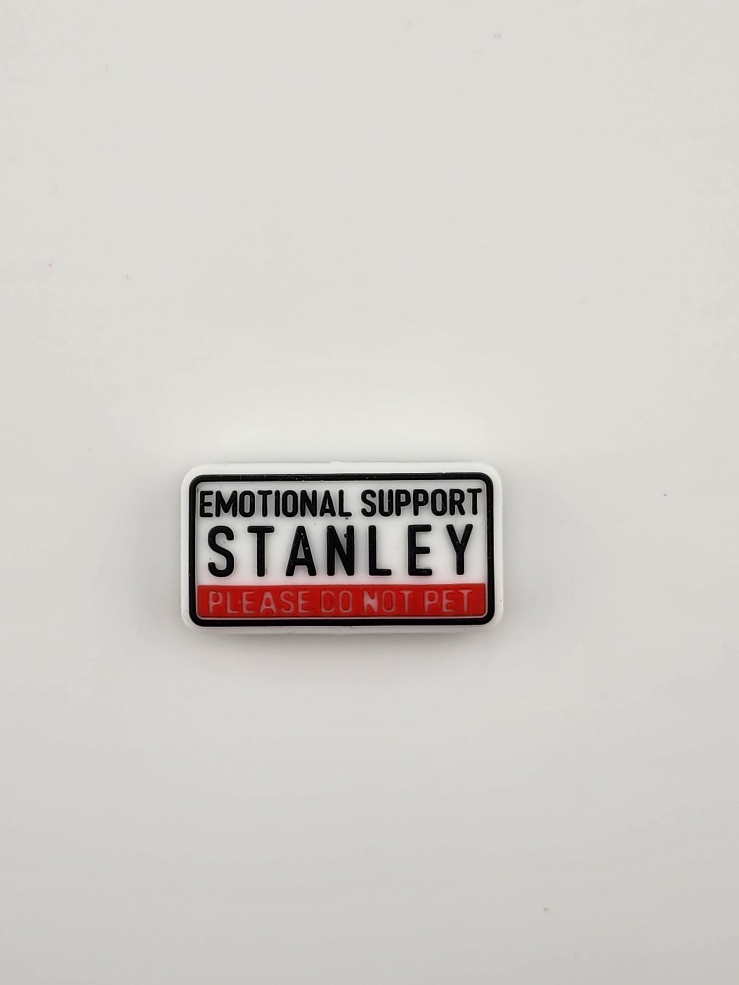 Emotional support Stanley please do not pet custom exclusive silicone focal bead