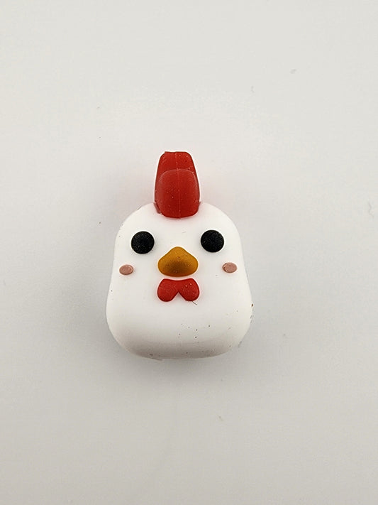 3D Chicken Head | Focal Beads