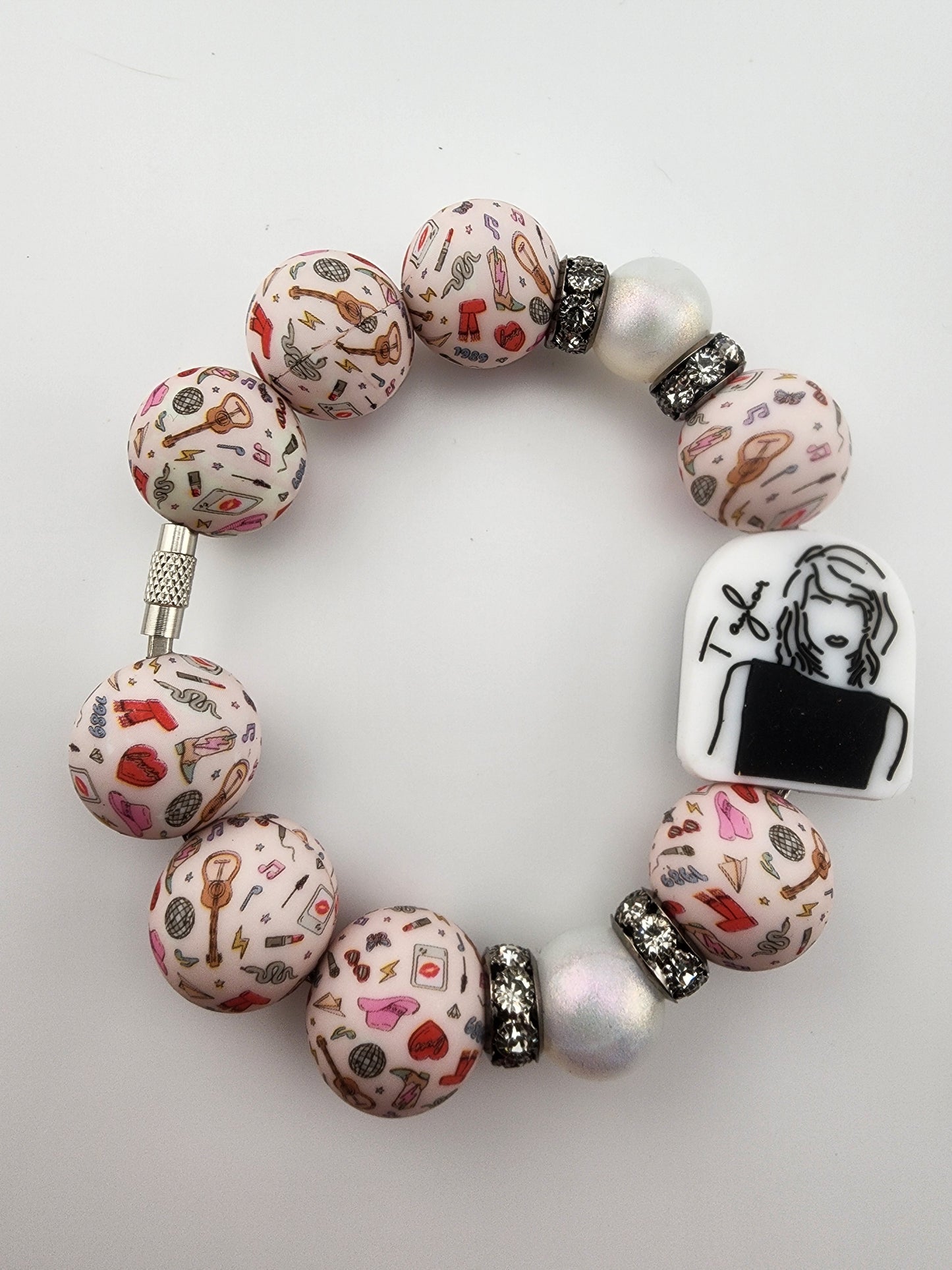 Swift and fast wristlet bracelet custom exclusive beads ready to ship