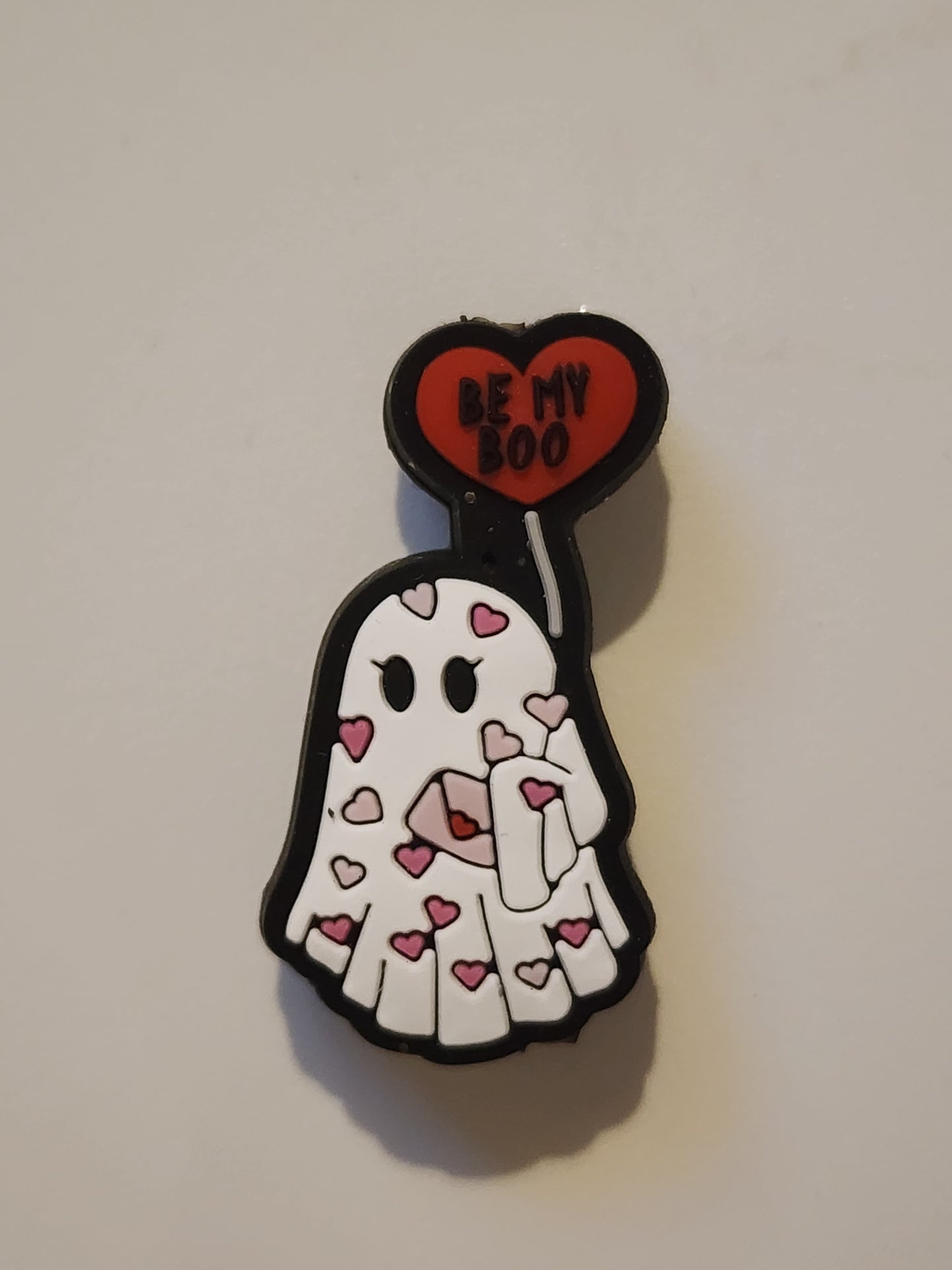 Heart be my boo valentines day love ghost focal bead custom exclusive collab