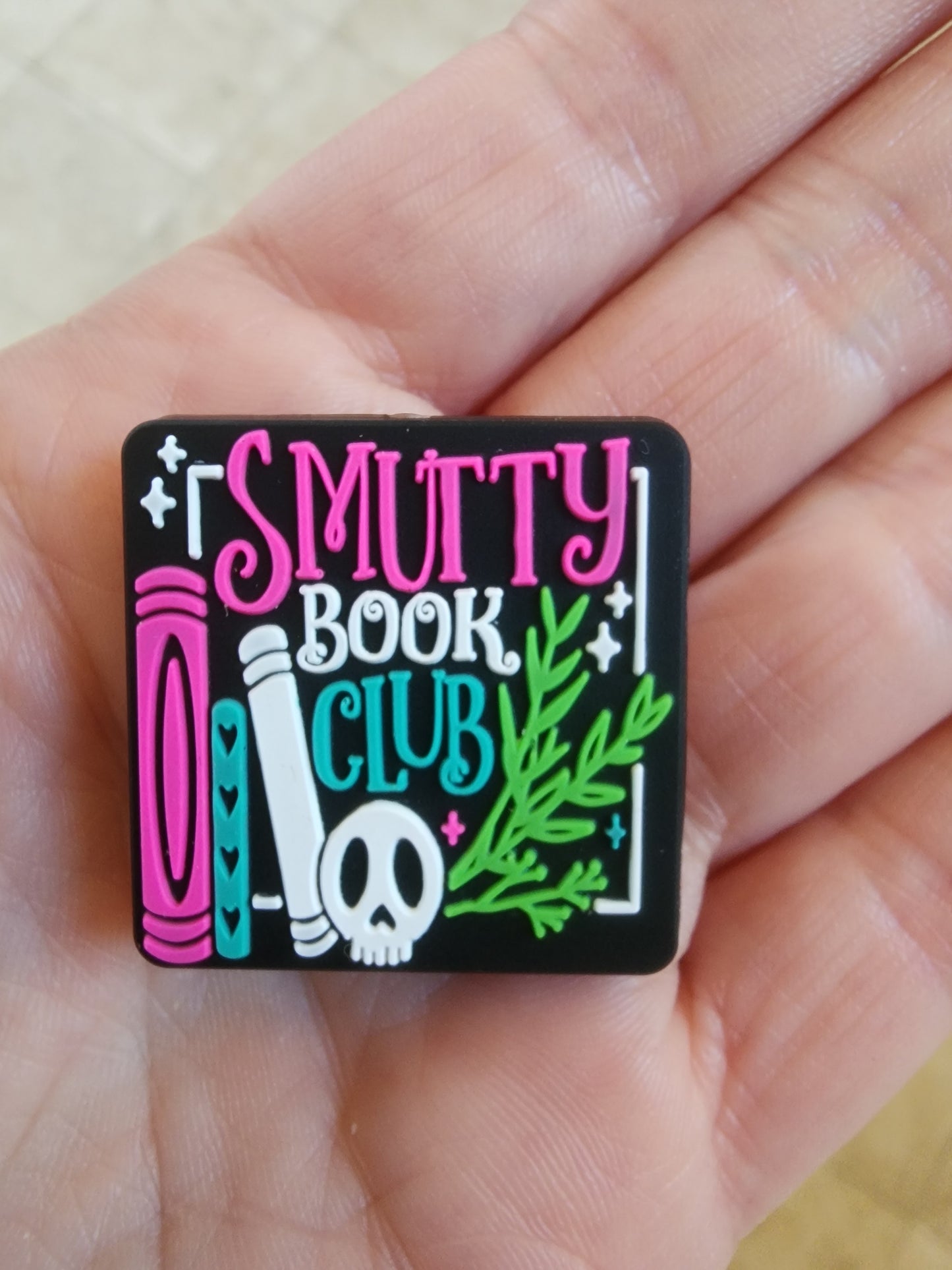 Smutty book club Custom silicone exclusive collab booktok beads bead book naughty smut