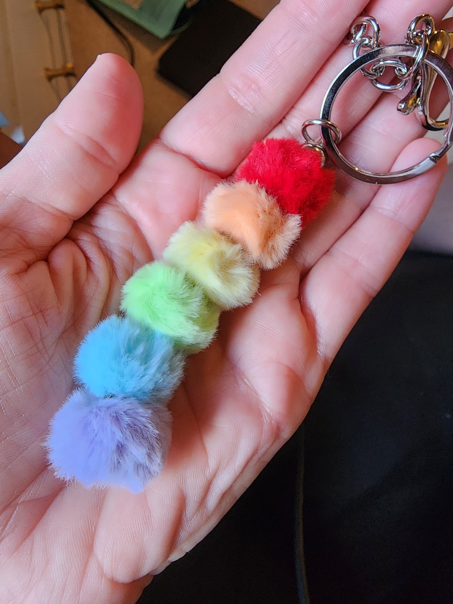 Fuzzy spacer beads bead diy