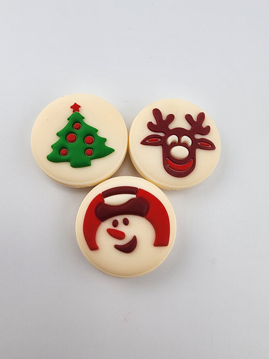 Custom collab exclusive cookie silicone focal beads viral christmas cookies bead