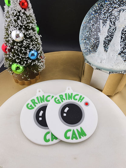 Reindeer cam grinch cam custom collab exclusive silicone christmas ornament