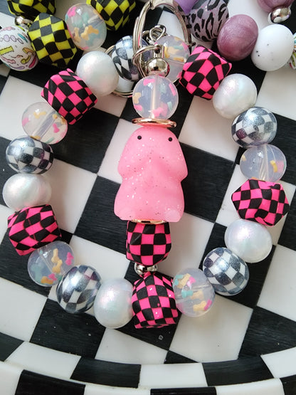 Exclusive silicone richard keychain wristlets