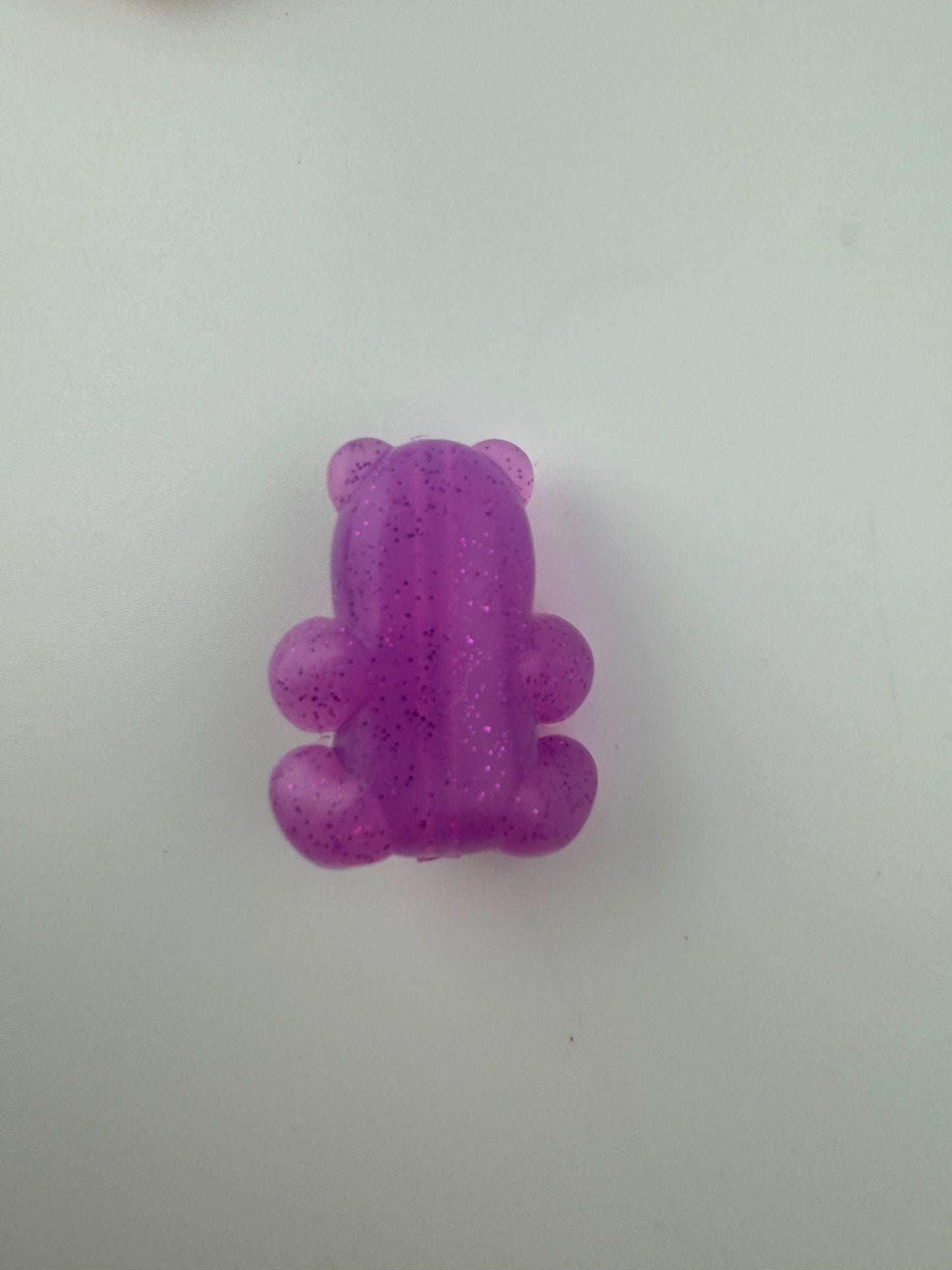 Purple Gummy bear Skeleton Dead Custom Exclusive Silicone Focal