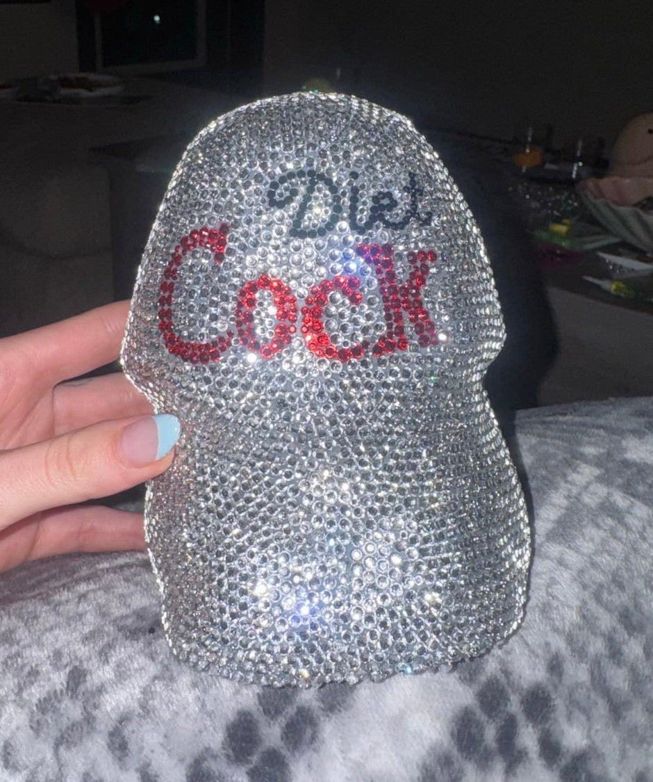 Diet cock crystal rhinestone KIT make your own bedazzled Richard ( 3 sizes)