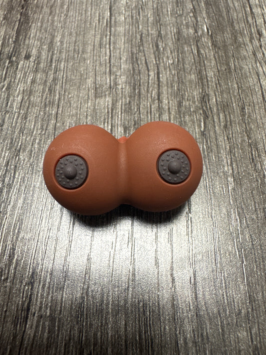 Dark Brown Boobs Custom Naughty Silicone Focal