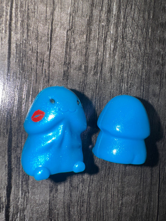 Blue Opal Kiss Richard Copyrighted Naughty Silicone Focal