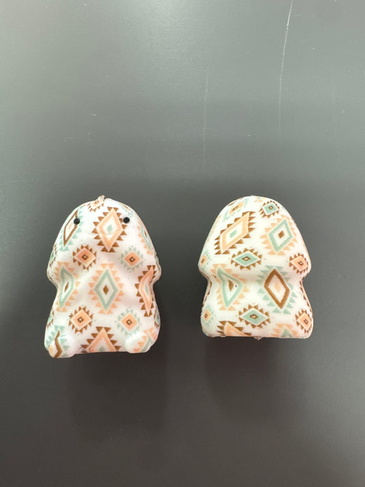 Boho Aztec Richard Custom Copyrighted Silicone Focal