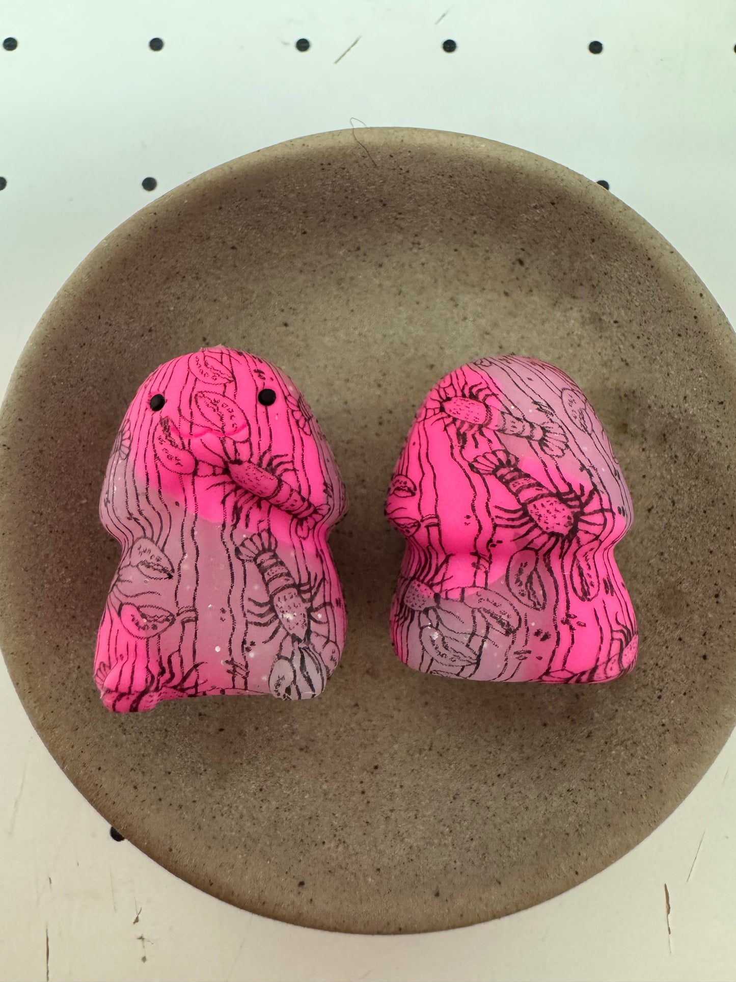 Butter Me Up 🦞 Richard Pink Swirl Custom Silicone Copyrighted Focal