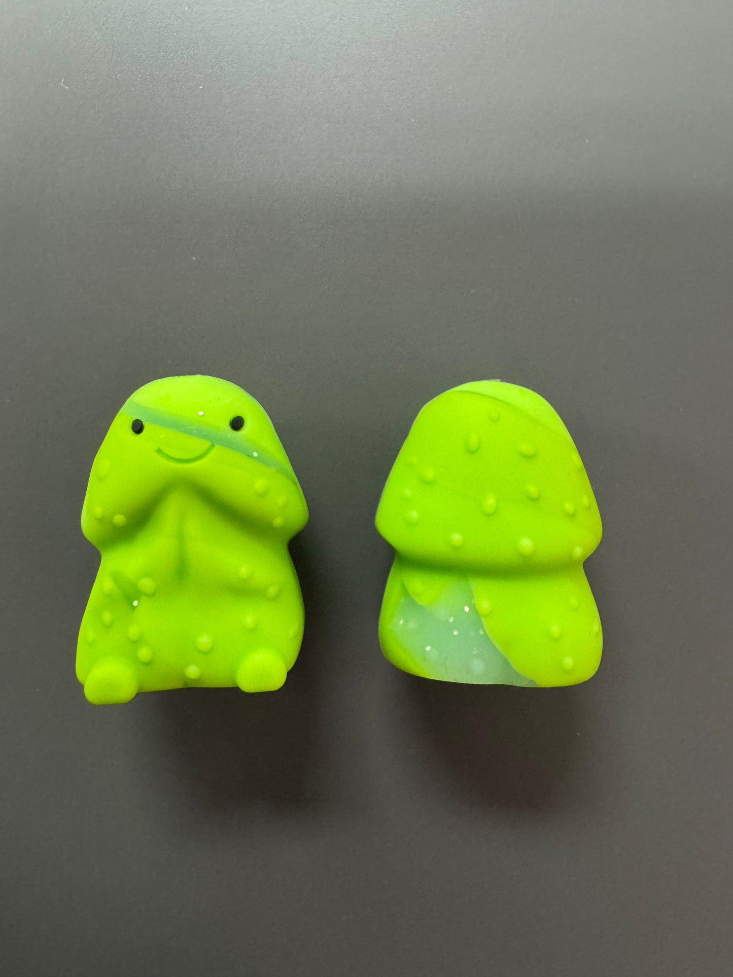 Green Swirl Pickle Richard Custom Copyrighted Silicone Focal