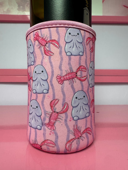 Butter Me Up Lobster Richard Koozie Reusable Medium Iced Coffee Cup Sleeve Exclusive