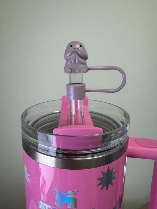 Light Purple Opal Richard Straw Topper for Stanley Custom Exclusive Silicone Focal